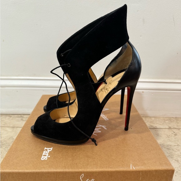 CHRISTIAN LOUBOUTIN Campanina Lace-Up Sandal - Picture 5 of 10